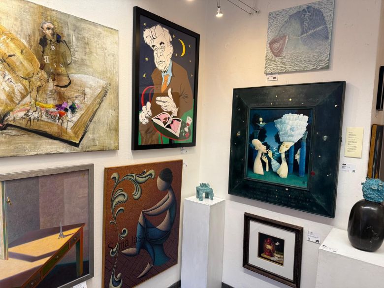 Hromadná výstava v galerii La Femme vzdala poctu Jaroslavu Seifertovi