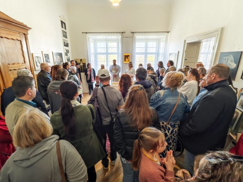 Vernisáž výstavy Vladimíra Bruntona na zámku Tovačov